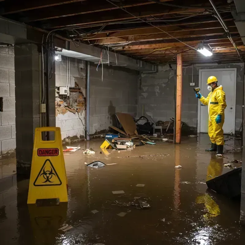 Flooded Basement Electrical Hazard in Trujillo Alto, PR Property